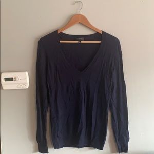 *2 for $15* The Limited Navy Merino Wool V-Neck Sweater Size M